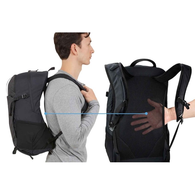 Ventileeritava seljaga seljakott Thule 4517 Nanum 25L Black