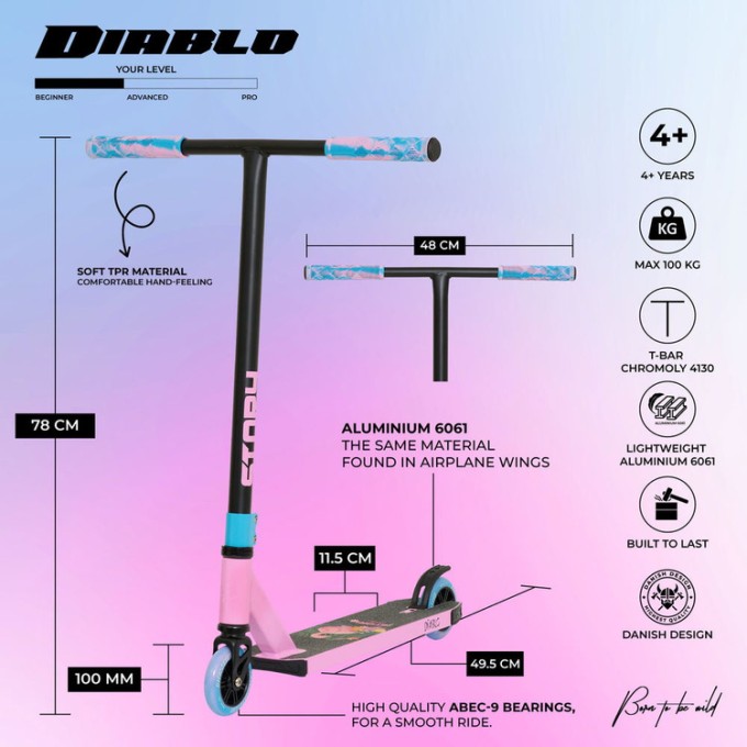 Stunt Scooter Story Diablo-high-quality trick scooter with best price!