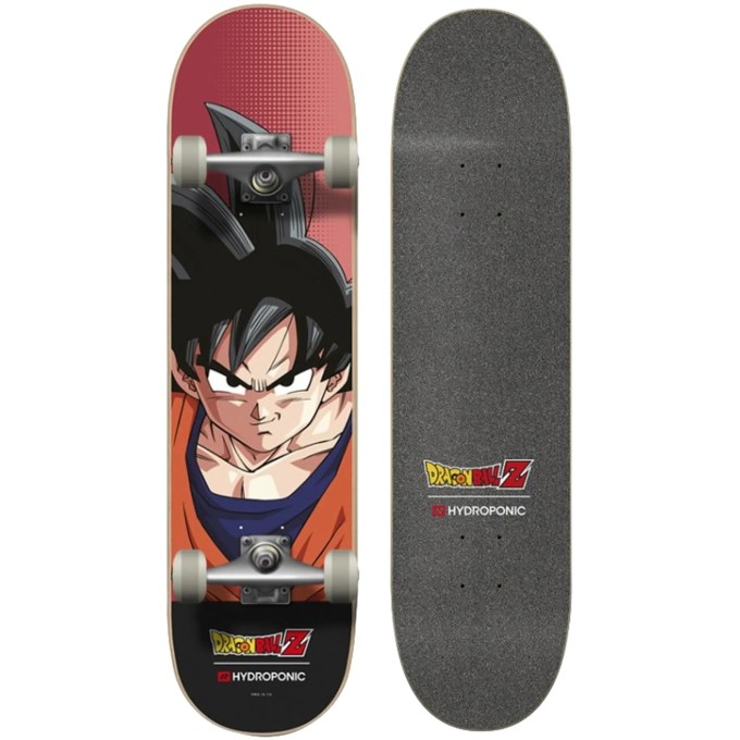 Hydroponic x DragonBall Son Goku Complete Skateboard (8.125"|Red)