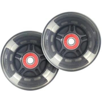 i-Glide Kids Rear Scooter Wheel 2-Pack (80mm|Black)
