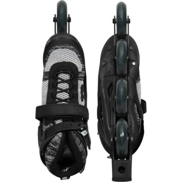 Roces Thread Melnas Skrituļslidas | 90 mm Fitnesa Inline Slidas