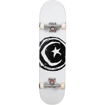Foundation Star & Moon Complete Skateboard (7.75"|White)