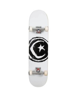 Foundation Star & Moon Complete Skateboard (7.75"|White)