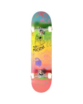 Toy Machine Sect Characaters Ii Complete Skateboard (8"|Red)
