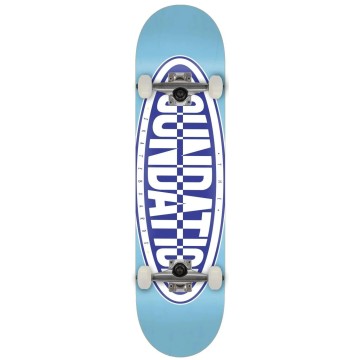 Foundation Oval Complete Skateboard (8"|Blue)