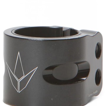 Blunt Clamp 2 Bolts Twin Slit - Black oversize