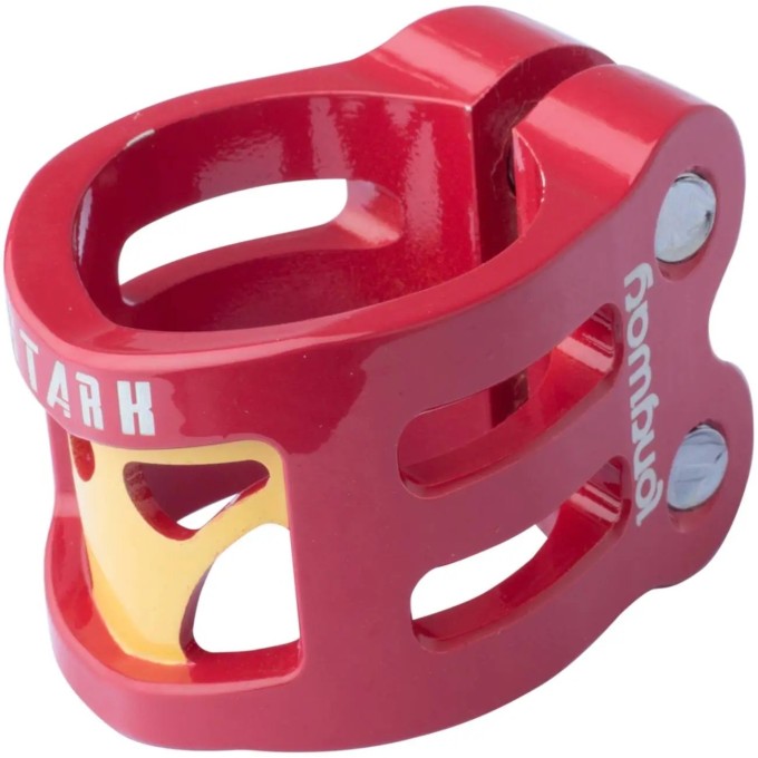 Longway Stark Pro Scooter Clamp (Red)