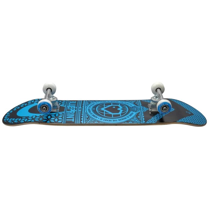Blueprint Home Heart Complete Skateboard (7.75"|Black/Blue)