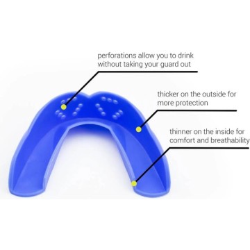 Sisu 3D Mouth Guard (One Size|Intense Red)