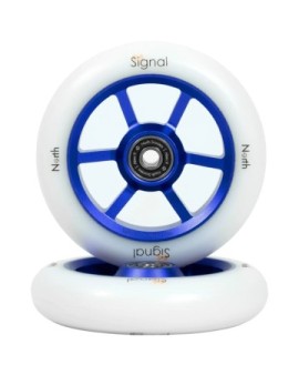 North Scooters Signal Pro Scooter Wheels 2-Pack (110mm|Violet / White)