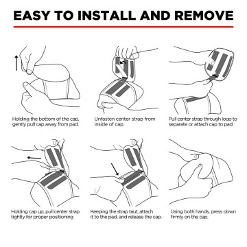 187 Killer Pads Lock-In Recaps сменные накладки на наколенники