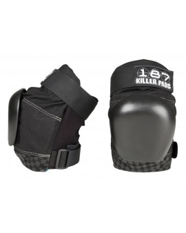 187 Killer Pads Pro Knee põlvekaitsmed vahetatavate katetega Black/Black