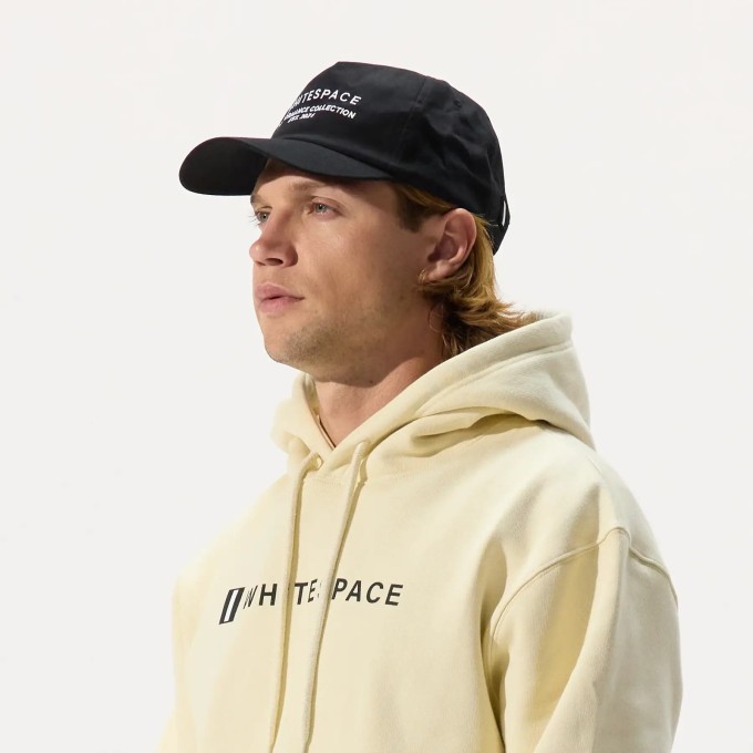 Whitespace Dad Hat (Black)