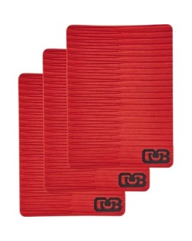 DB Skimboards EVA Traction 3-Pack (Red)