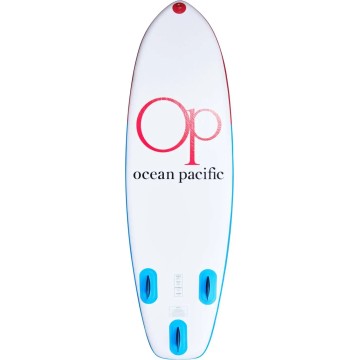 Ocean Pacific Venice All Round 8'6 Inflatable Paddle Board (White/Red/Blue)