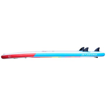 Ocean Pacific Venice All Round 8'6 Inflatable Paddle Board (White/Red/Blue)