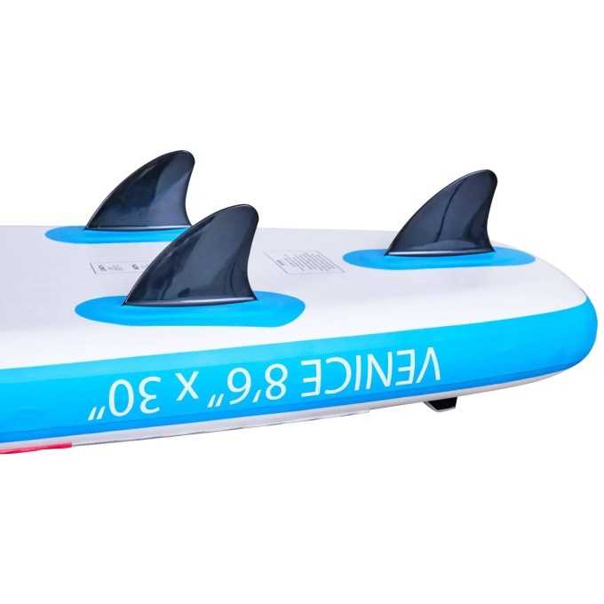 Ocean Pacific Venice All Round 8'6 Inflatable Paddle Board (White/Red/Blue)