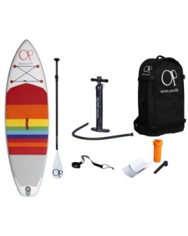 Ocean Pacific Sunset Lite 9'6 Inflatable Paddle Board (White)