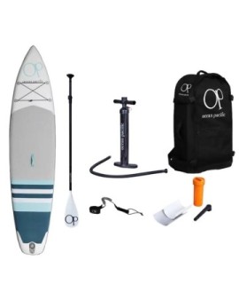 Ocean Pacific Laguna Lite 11'6 Inflatable Paddle Board (White/Grey/Teal)