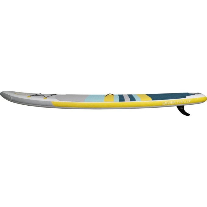 Ocean Pacific Laguna Lite 11'6 Inflatable Paddle Board (White/Grey/Yellow)