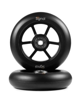 North Scooters Signal Pro Scooter Wheels 2-Pack (115mm|Matte Black)
