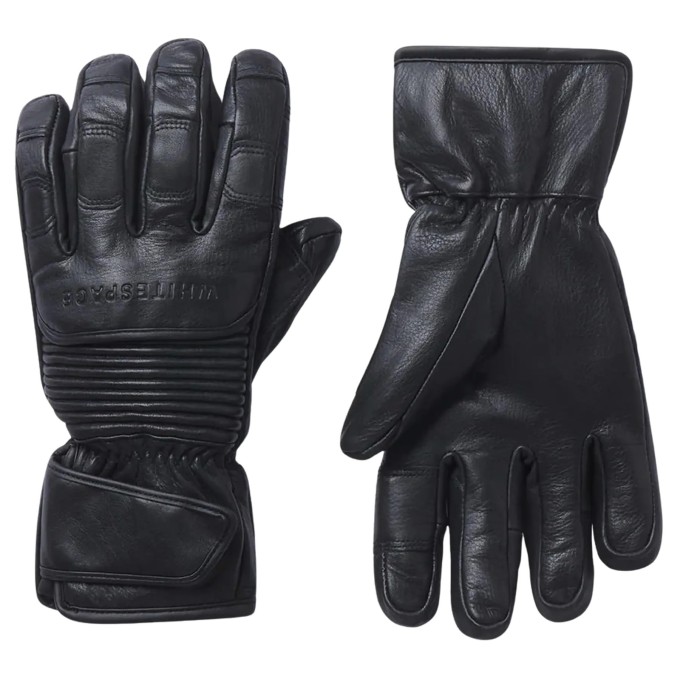Whitespace Leather Gloves (S/M|Black)