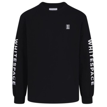 Whitespace Block Long sleeve T-Shirt (XL|Black)