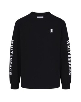 Whitespace Block Long sleeve T-Shirt (XL|Black)