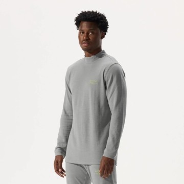 Whitespace Mens Merino Mockneck Bayselayer (M|Rock Ridge)
