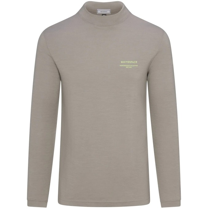 Whitespace Mens Merino Mockneck Bayselayer (XL|Rock Ridge)
