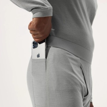 Whitespace Mens Merino Baselayer Pants (L|Rock Ridge)