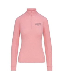 Whitespace Womens Merino Mockneck Baselayer (S|Pink Icing)