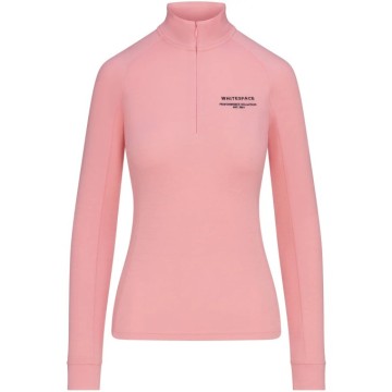 Whitespace Womens Merino Mockneck Baselayer (XL|Pink Icing)
