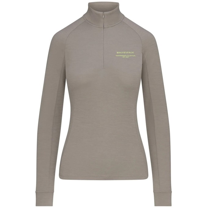 Whitespace Womens Merino Mockneck Baselayer (L|Rock Ridge)