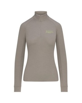 Whitespace Womens Merino Mockneck Baselayer (M|Rock Ridge)