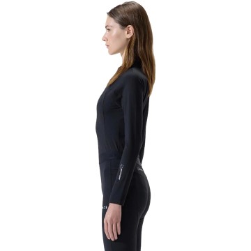 Whitespace Womens Graphene Crew Neck Baselayer (M|Black Onyx)