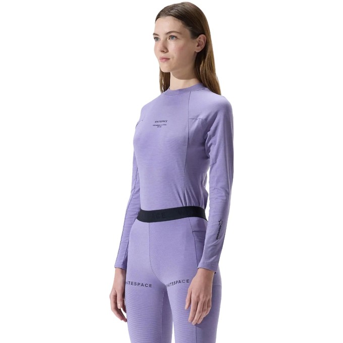 Whitespace Womens Graphene Crew Neck Baselayer (L|Sand Verbena)