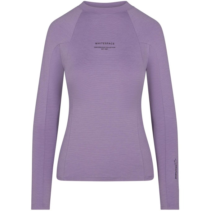 Whitespace Womens Graphene Crew Neck Baselayer (XL|Sand Verbena)
