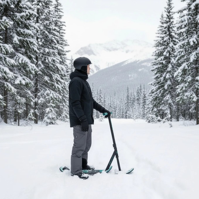 Lumetõuks NKD Snow Stunt Scooter 82cm-92cm - Laos!