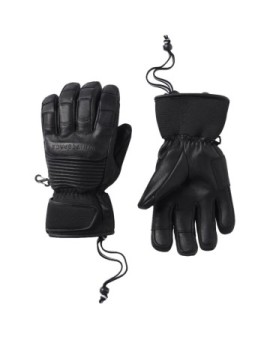 Whitespace Leather Riding Gloves (S-M|Black)