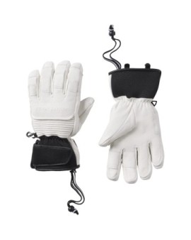 Whitespace Leather Riding Gloves (S-M|White)