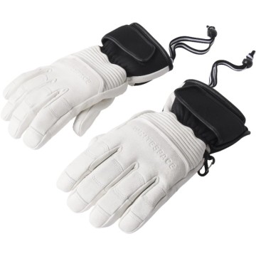 Whitespace Leather Riding Gloves (S-M|White)