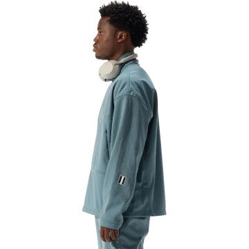 Whitespace Quarter Zip Soft Shell Midlayer (M|Goblin Blue)