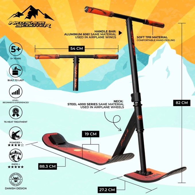Foršs sniega skrejritenis no Scooty24 skrejriteņu veikala