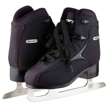 Спортивные фигурные коньки Roces RFG 1 Recycle (чёрные) — все размеры