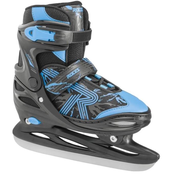 Roces Jokey 3.0 Kids Ice Skates (Black/Blue|26-29)