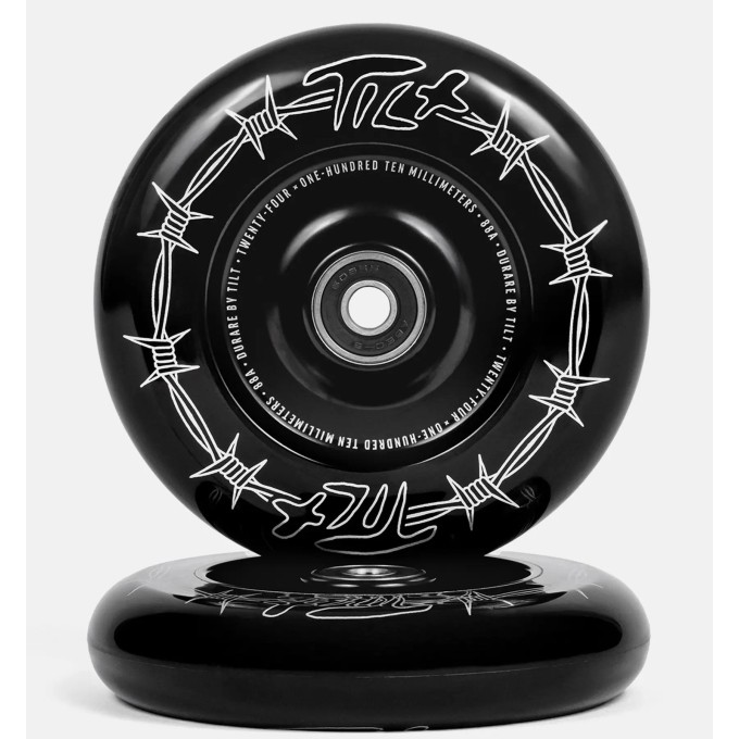 Tilt Durare Barbed Pro Scooter Wheels 2-Pack (110mm|Barbed Black)