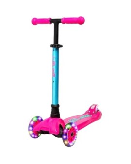 i-Glide 3 Wheel Kids Scooter (Pink/Aqua)