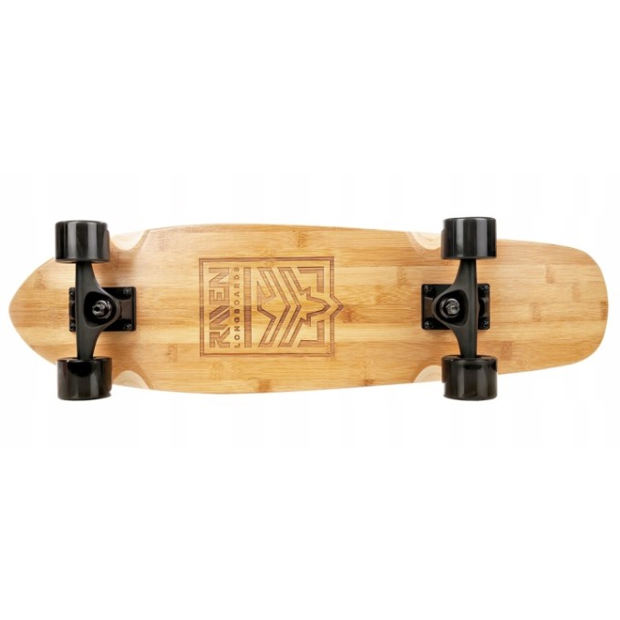 Raven Trevix longboard 72cm cruiser – ABEC9, bambus deck, 78A rattad