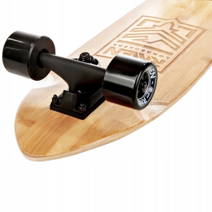 Raven Trevix longboard 72cm cruiser – ABEC9, bambus deck, 78A rattad